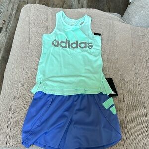 NWT Girls Adidas set medium